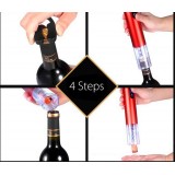 Multi-Function Wine Bottle Cap Opener Corkscrew Cork Screw Stainless Steel Metal With Handle Home Pa