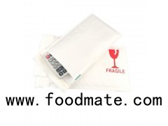 Shock Resistance Recycled White Kraft Bubble Mailer Shipping Envelopes With Tamper Proof