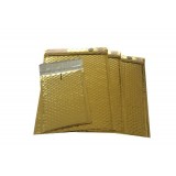 10 Pack Metallic Padded Bubble Mailers 6.25"(W) x 9.25"(L) (Inner) Golden