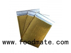 Bright And Shinny Gold Shipping Aluminum Film Padded Bubble Mailer