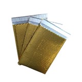Bright And Shinny Gold Shipping Aluminum Film Padded Bubble Mailer