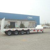 100 Ton Hydraulic Lowbed / Low Deck / Low Loader Cargo Semi Truck Trailer