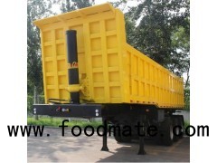 Dump Container Semi-trailer , 40ft Container Tipping Chassis , Tipping Container Trailer , Container