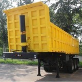 Dump Container Semi-trailer , 40ft Container Tipping Chassis , Tipping Container Trailer , Container