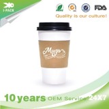 12 Oz Disposable Paper Party Cups With Lids And Straws For Hot Drinks