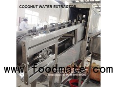 High efficiency Coconut Water Extractor Coconut Processing Machine