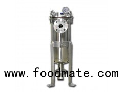 Side In Stainless Steel Single Bag Filter Housing For Liquid Filtration System