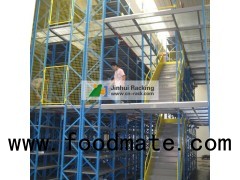 Supply Of Heavy Duty Steel Structure Mezzanine Floor With Multi Layer Racking