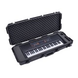 Stackable Trasportation Waterproof Plastic Hard Flight Case With Wheels For 49 Note/key Mini Musical