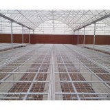 Gothic Cold Frame Plastic Covering Multi Span Greenhouse For Flowers