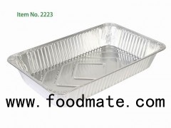 Durable Large Aluminium Foil Steam Table Pans With Lids Shallow Medium Deep Depth