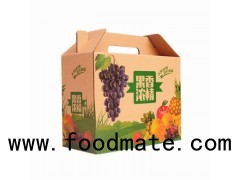 ODM BC Flute Corrugated Cardboard Carton Vegetable Packing Paper Tray Box