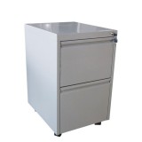 Vertical 2 Drawer Pedestal File Cabinet Steel Office Equipment Mobile Cabinet