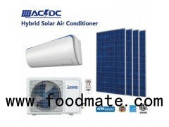 12000BTU ACDC Solar Assisted Air Conditioning And Solar Powered Room Air Conditioner Solar Heat Pump