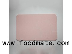 Non-slip Natural Rectangular Diatomaceous Earth Mud Bath Mat