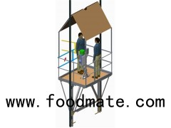 Adjustable Powered Elevator/Lift False Car Kit ( Guided Working Platform For Elevator Installation)
