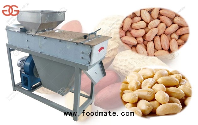 dry type peanut peeling machine