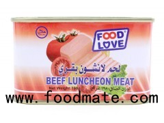 Canned beef luncheon meat