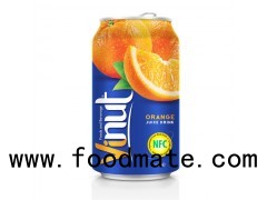 330ml Canned Fruit Juice Orange Juice Drink Wholesale