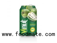 330ml Canned Fruit Juice Soursop Juice Drink Supplier