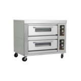Industrial Two Layer Four Tray Deck Oven For Bread Cake Pizza