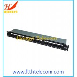 Wallmount Or Rackmount FTP Shielded Cat5e Cat 6A Patch Panel