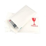 Shock Resistance Recycled White Kraft Bubble Mailer Shipping Envelopes With Tamper Proof