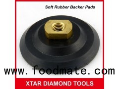 Soft Rubber Backer Pads Adaptor For Granite Angle Grinder