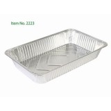 Durable Large Aluminium Foil Steam Table Pans With Lids Shallow Medium Deep Depth