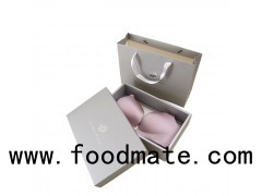 3D Embossing Gold Foil Lingerie Paper Packaging Cardboard Underwear Box