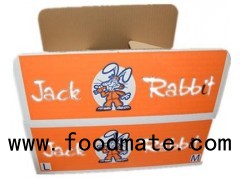 Double Flute Brown/white Carton Box With Genital Colors Printing Packaging For Fresh Carrot