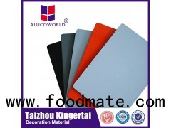 Alucoworld Plastic Bathroom Wall Acm Board Aluminio Pvdf Aluminum Composite Panel Construction Mater