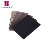 Alucoworld PE Coating Curtain Wall / Roof / Ceiling 0.12mm / 0.15mm Aluminum Composite Wall Panel