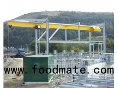 5t Free Standing Workstation Monorail Cranes With Hoist Design