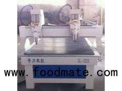 1325 2 Heads 4 Axis Woodworking CNC Router With Rotary For Sale