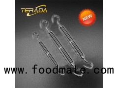 316 Stainless Steel 1 Inch Thread Heavy Duty Hook And Hook US Type Forged Turnbuckle