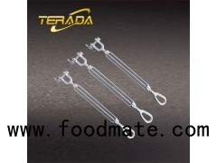 304 Stainless Steel 3/8 Large Wire Rope Jaw And Eye US Type Turnbuckle For Cable Tensioner