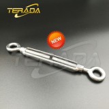 316 Stainless Steel M5 Mini Wire Rope Eye And Eye European Type Industrial Forged Turnbuckle