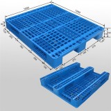1000*1200 Blue Steel Reinfoced Recycled Plastic Pallets For Warehouse,HD3RGWS1210C