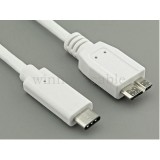 USB 3.1 Type-C Male to Micro 10Pin Male Cable(WHITE)