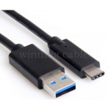 USB 3.1 Type-C Male to USB 3.0 Cable(BLACK)