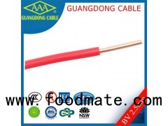 2.5 Electrical House Wire Cable Copper Single Pvc Insulation One Core Solid Wiring