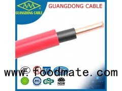 Colored 10mm Electrical Cable Size House Wire Pvc Insulated Copper Wiring