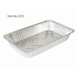 Durable Large Aluminium Foil Steam Table Pans With Lids Shallow Medium Deep Depth