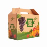 ODM BC Flute Corrugated Cardboard Carton Vegetable Packing Paper Tray Box