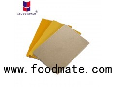 Alucoworld Weather Resistance PE Coating Facade / Ceiling Aluminum Composite Interior Wall Panels