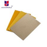 Alucoworld Weather Resistance PE Coating Facade / Ceiling Aluminum Composite Interior Wall Panels