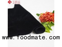 100% Nylon Long Plush Black Velvet Material For Jewelry Bag