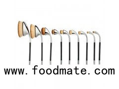 Plastic Handle Oval Makeup Brush Set