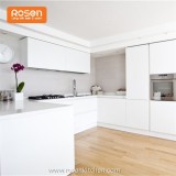 Modern Australia Style Best White Painting Wood For Kitchen Cabinets